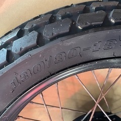 18インチのタイヤバイクの画像