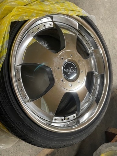 【値下げ】FABULOUS 18インチ　タイヤホイール　4本セット