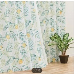 ニトリ 遮光カーテン4枚セットの画像