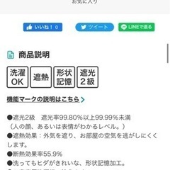 ニトリ 遮光カーテン4枚セットの画像