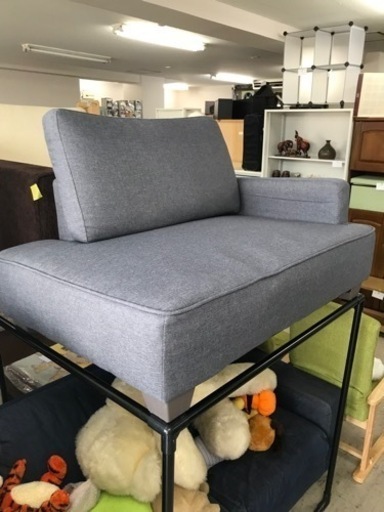 取引場所　南観音　V2209-131 【値下げしました】2人掛けソファ　グレー　中古美品