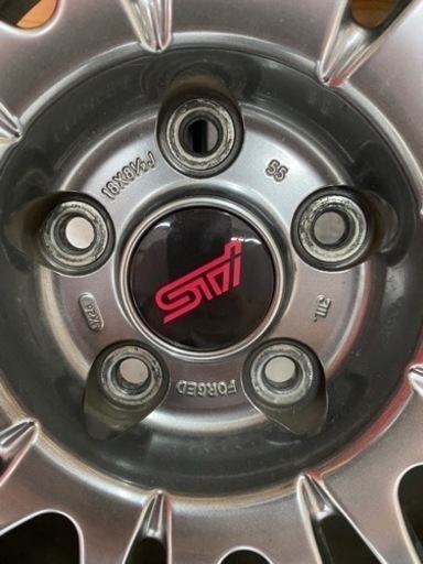 スバル WRXSTI 純正オプション BBSタイヤ・ホイール 4本セット