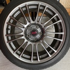 スバル WRXSTI 純正オプション BBSタイヤ・ホイール 4...