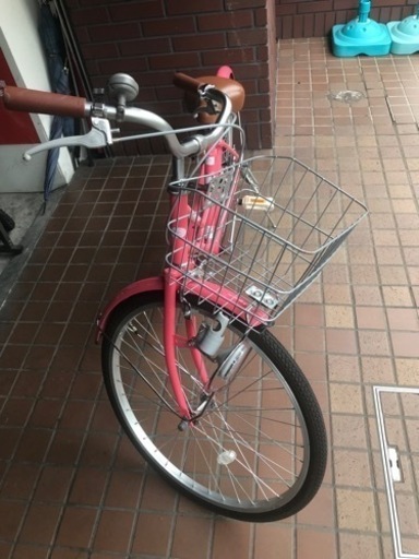 ★美品★24インチ　子供用自転車　ピンク色
