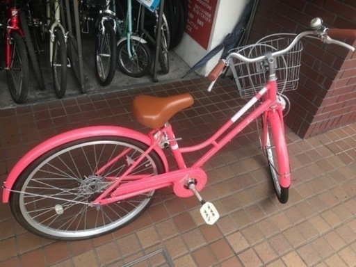 ★美品★24インチ　子供用自転車　ピンク色