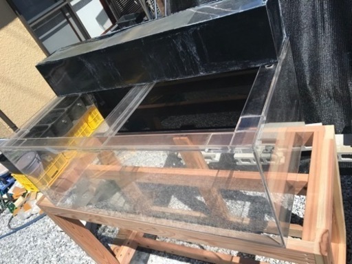 1200水槽セット　背面ブラック　120cm水槽