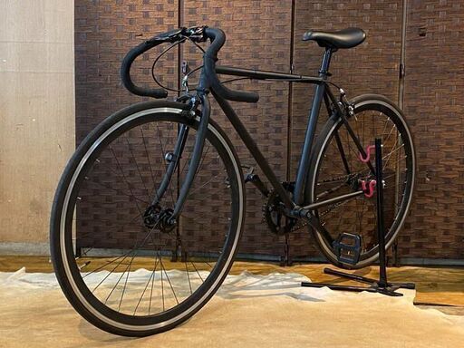 ■CARTEL BIKE AVENUE カーテルバイク アベニュー シングルスピード ブラック クロモリ ピストバイク 自転車 札幌発