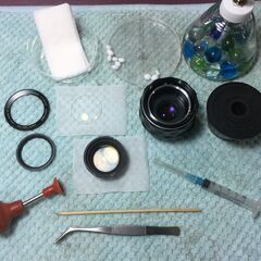 オールドレンズの整備体験　別コースでカメラボディ整備も！土日開催！手ぶらでOK！の画像