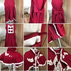 ハロウィンにも☆赤ずきんワンピース（ミニ）