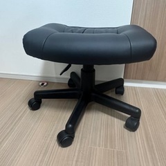 オットマン、イス、椅子、フットチェア、サンワダイレクト　足置き台、キャスター付、100-SNC035の画像