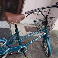 Velio[ベリオ]20吋 コンパクト(小径車) シングル/グリーン (自転車工房