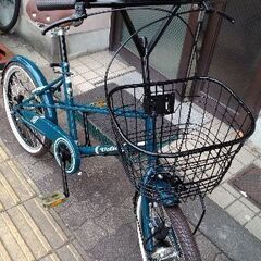 Velio[ベリオ]20吋 コンパクト(小径車) シングル/グリーン (自転車工房