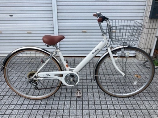 【27インチ自転車】6段変速　美品❗️シティサイクル　若林自転車　膳所店　SALE中❗️
