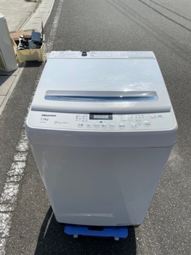 名古屋市郊外配送無料　Hisense  7.5kg洗濯機　HW-G75A