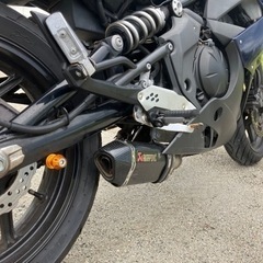 低走行！車検R6.2 平成24年式ニンジャ400R FI前後タイヤ&バッテリー新品！ETC付！アクラポマフラー！携帯充電器，ホルダー付！の画像