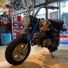 □HONDA MONKEY Z50J ホンダ モンキー 50改 50cc シルバー 6V エンジンMT4速 実動! 自賠R5.6 原付 原チャリ スクーター バイク 札幌発★の画像