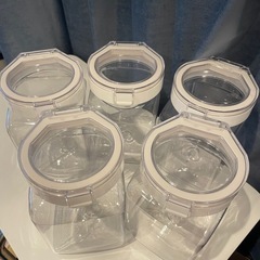 ニトリ ワンプッシュキャニスター 1100ml 5個セット