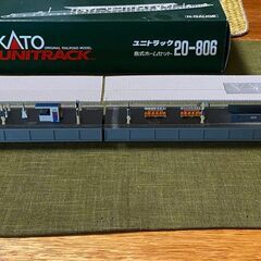 Nゲージ　鉄道模型　島式ホーム
