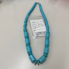 再生トルコ石ネックレス