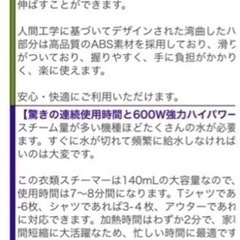 【美品】スチームアイロンの画像