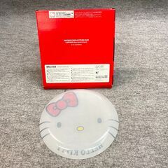 J4Y730◆HELLO KITTY ハローキティ お皿 平皿 未使用 ガラス 直径262 LOWSONの画像