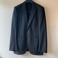 青山　ストライプスーツ　スリーピース　三点セットの画像