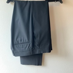 青山　ストライプスーツ　スリーピース　三点セットの画像