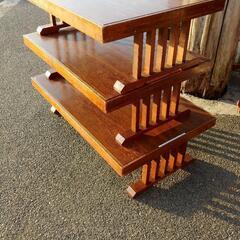 和風テーブル　3台セット