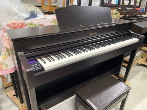 お薦め品‼️木製鍵盤‼️BlueTooth搭載 ヤマハ 電子ピアノ クラビノーバCLP-645R 2017年