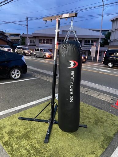 サンドバッグ スタンドセット BODYDESIGN 総額40960円位 ボクシング ストレス発散?自社配送時?代引き可?※現金、クレジ