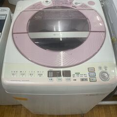 リサイクルショップどりーむ鹿大前店　No２５８８　洗濯機　シャープ　2015年製　８ｋｇ　貴重　大人気サイズ　大容量( ﾟДﾟ)
