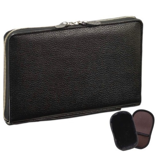 平野鞄 セカンドバッグ クラッチバッグ ラウンドポーチ ビジネスバッグ 黒 牛革 日本製 希少 正規品 冠婚葬祭 ドレス 紳士 革靴 フェリージ