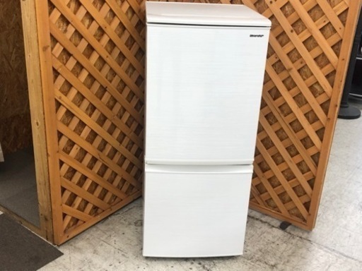 【愛品館江戸川店】SHARP 137L 2ドア 冷蔵庫 （2019年製） ID:143-014664-007