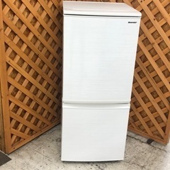 【愛品館江戸川店】SHARP 137L 2ドア 冷蔵庫 （2019年製） ID:143-014664-007