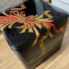 お重　リボン　3段の画像