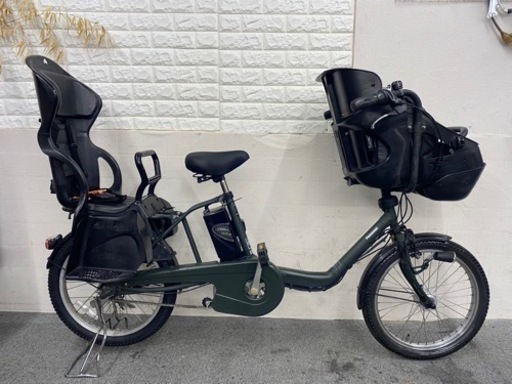 3人乗り電動自転車　パナソニックギュットミニ　子供シート付き　お買い得