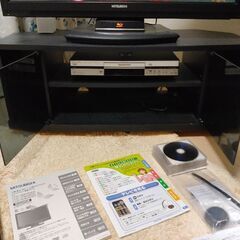 三菱ブルーレイ＆ＨＤＤ内蔵３７型液晶テレビセットの画像