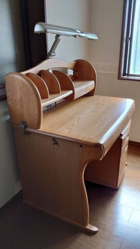 【美品】【現地引取り】イトーキ学習机  サイドデスク付き