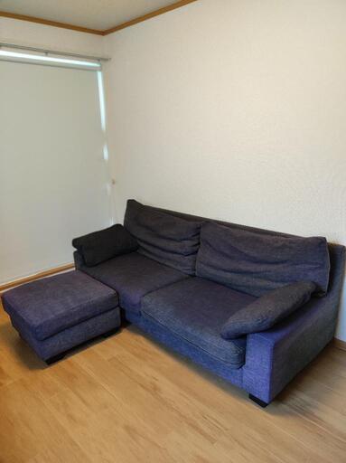 【定価10万】NOCE 3人掛けソファ オットマン付き