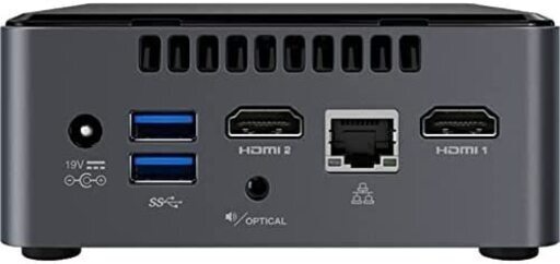 Intel NUC 7CJYH Mini PC + メモリ8GB + HDD1TB + OS Debian Linux 最新版 (Bu