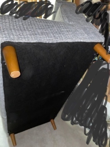 ソファー　グレー　美品