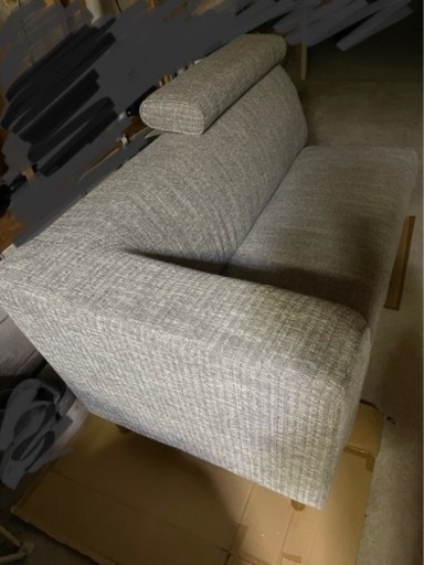 ソファー　グレー　美品