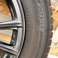 タイヤホイール（4本）　165/70R14の画像