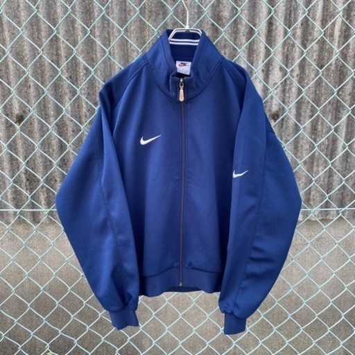 【未使用ストック品】90s 銀タグ NIKE ナイキ トラックジャケット 刺繍