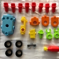 [値下げ]しまじろう　エデュトイ　ブロック4点セット(こどもチャレンジ)の画像