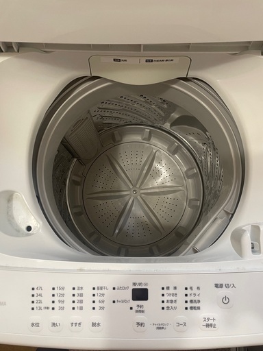 【使用期間半年以内　値下げしました】洗濯機 5kg アイリスオーヤマ IAW-T504