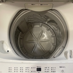 【使用期間半年以内　値下げしました】洗濯機 5kg アイリスオー...