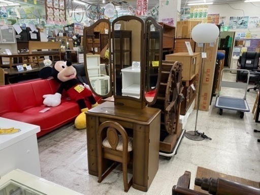 【愛品館 江戸川店】ローヤルウッド ドレッサー ID:150-048892-007