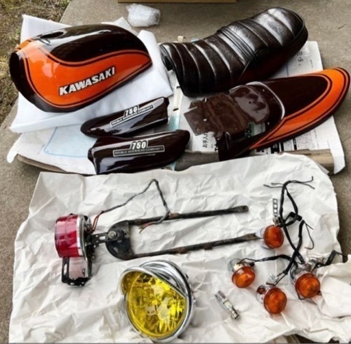 エイプ　50 100 Z2 外装セット　火の玉カラー