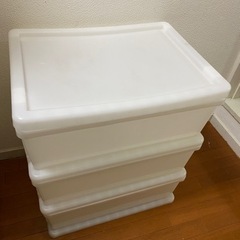 ニトリ　衣装ケース　プラスチックチェスト　3段　無料であげます